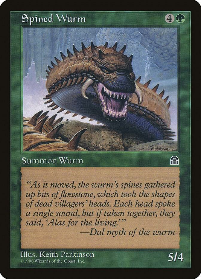 Spined Wurm 121/143 (Stronghold)  | Good Games Modbury