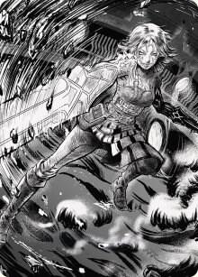 Nahiri the Unforgiving Art Card 80 81 80 (Art Series: Phyrexia: All Will Be One)  | Good Games Modbury