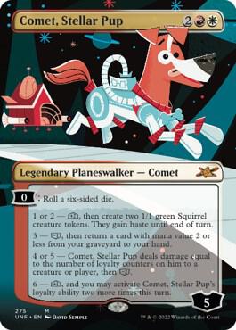 Comet Stellar Pup Borderless 275/244 (Unfinity)  | Good Games Modbury
