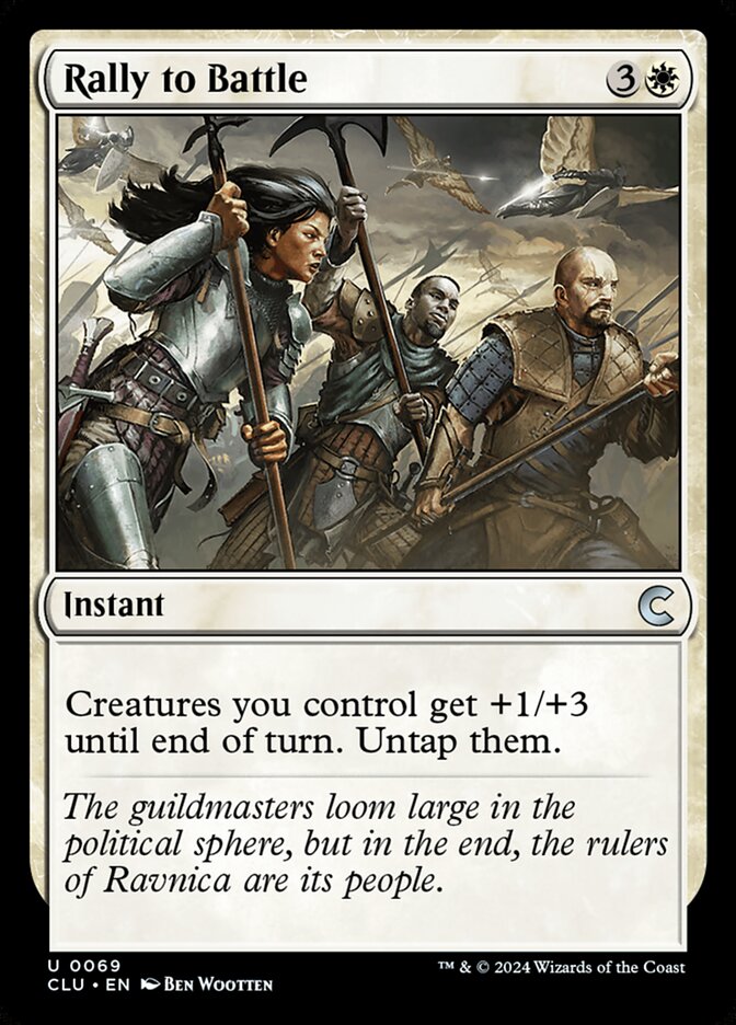 Rally to Battle 69/284 (Ravnica: Clue Edition)  | Good Games Modbury