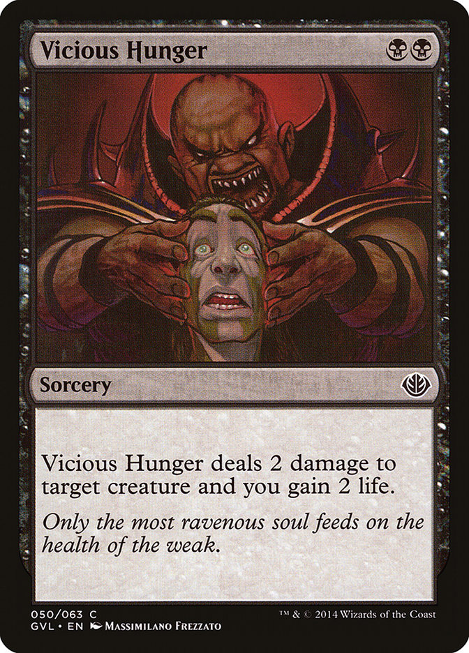 Vicious Hunger (Garruk vs. Liliana) [Duel Decks Anthology] | Good Games Modbury