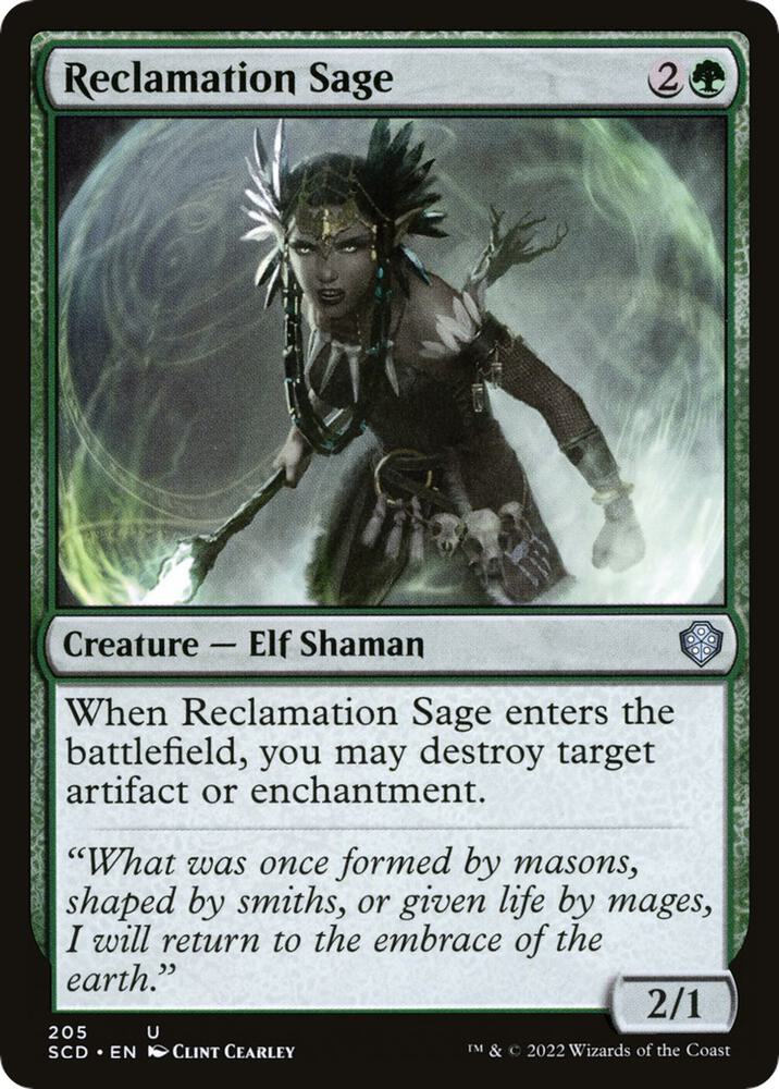 Reclamation Sage 205/352 (Starter Commander Decks)  | Good Games Modbury