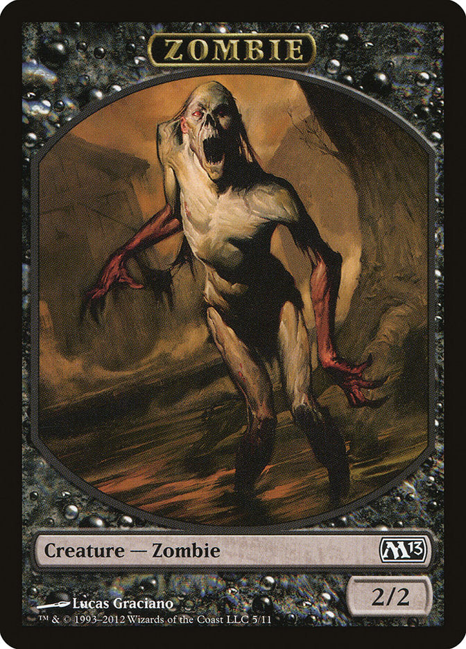 Zombie Token [Magic 2013 Tokens] | Good Games Modbury