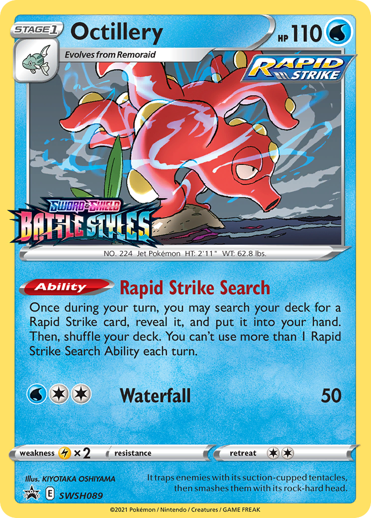 Octillery (SWSH089) (Prerelease Promo) [Sword & Shield: Black Star Promos] | Good Games Modbury