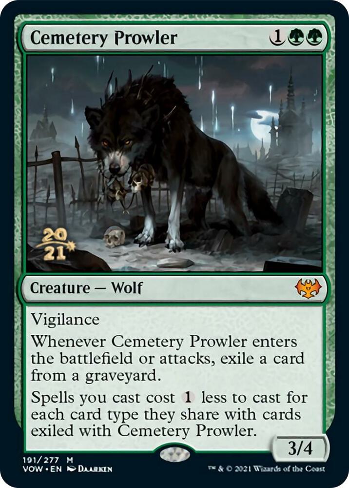 Cemetery Prowler 191s/137 (Prerelease Cards)  - Foil | Good Games Modbury
