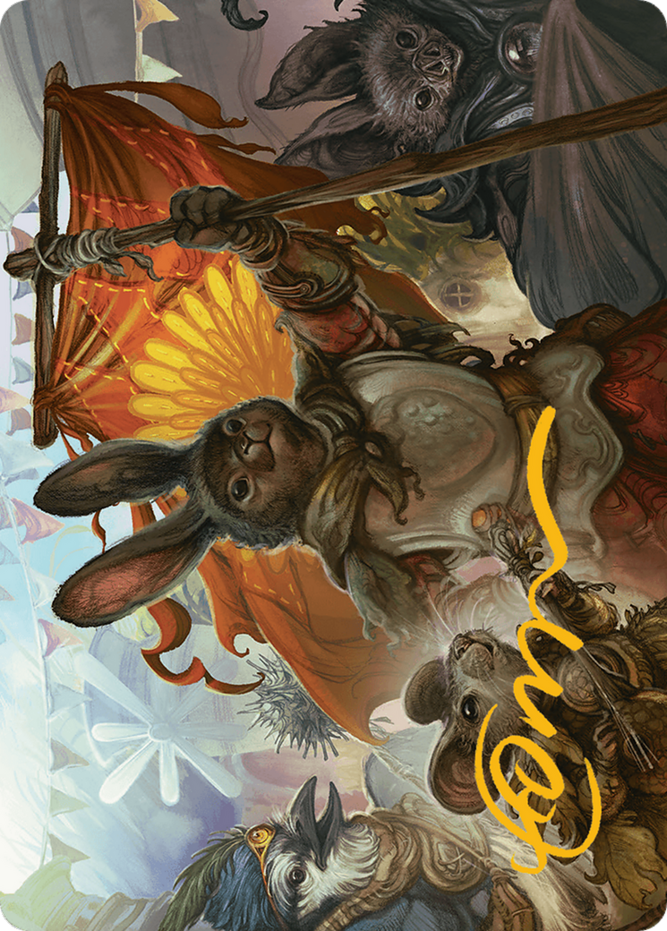 Valley Questcaller 2 Art Card (Gold-Stamped Signature) [Bloomburrow Art Series] | Good Games Modbury