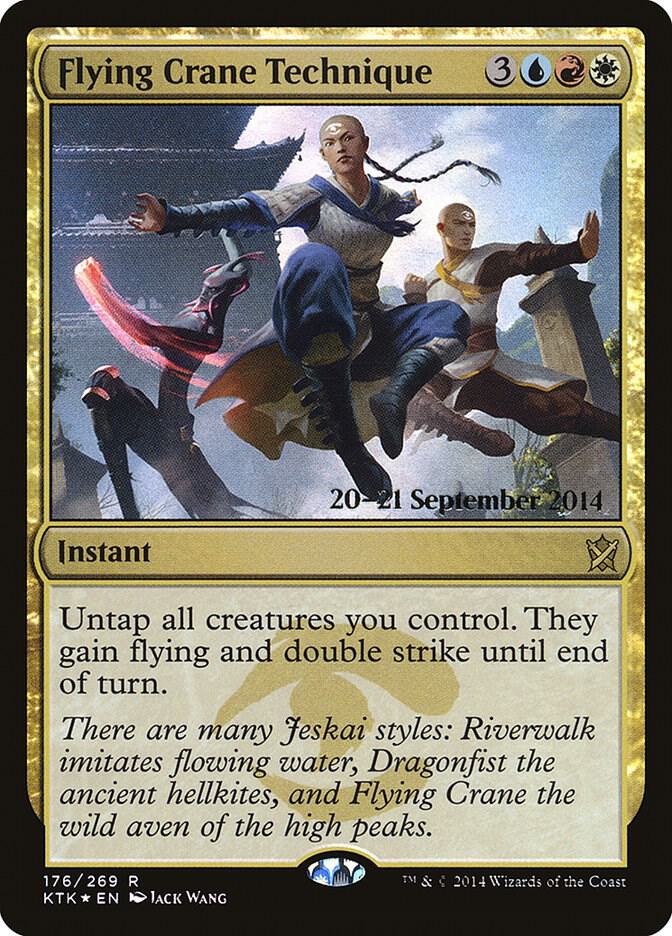Flying Crane Technique 176s/56 (Prerelease Cards)  - Foil | Good Games Modbury