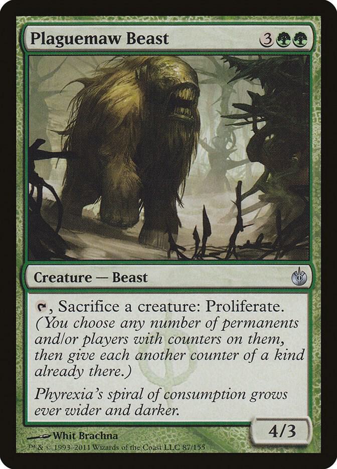 Plaguemaw Beast 87/155 (Mirrodin Besieged)  - Foil | Good Games Modbury