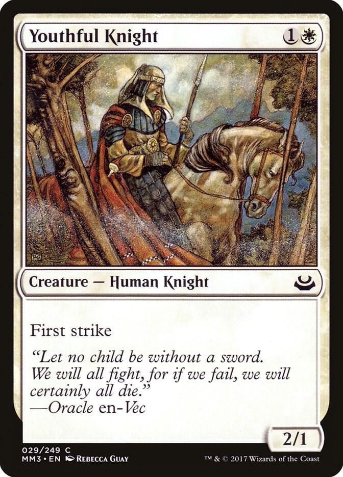 Youthful Knight 29/249 (Modern Masters 2017)  | Good Games Modbury