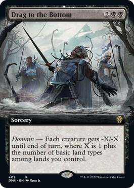 Drag to the Bottom Extended Art 401/281 (Dominaria United)  - Foil | Good Games Modbury