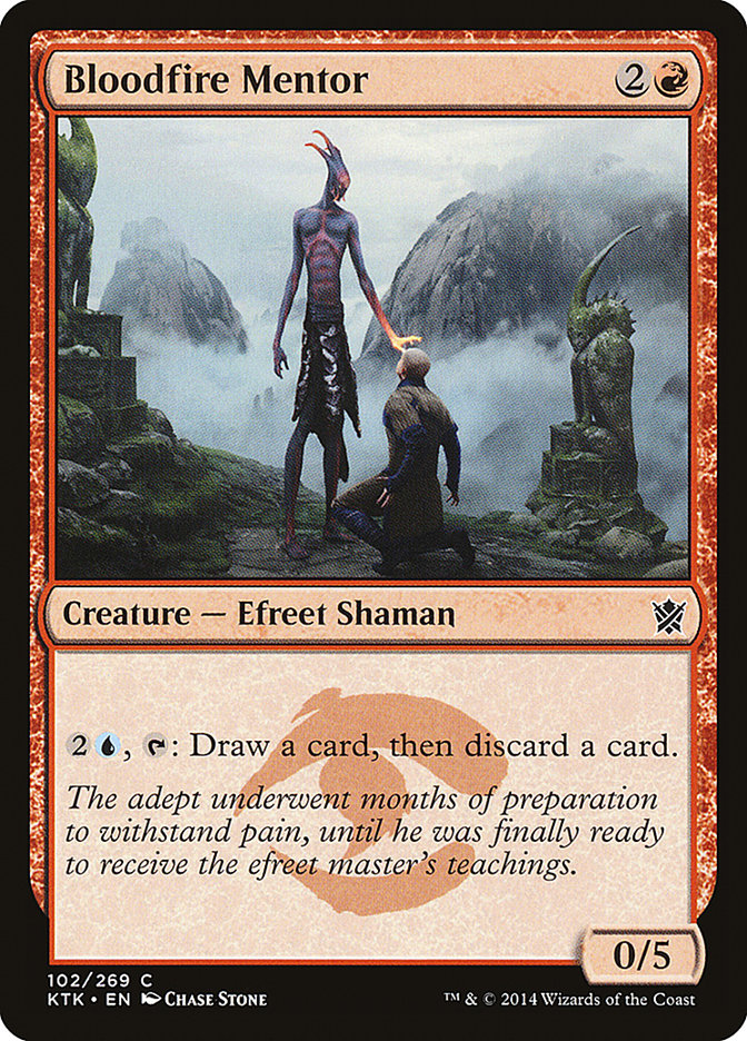 Bloodfire Mentor [Khans of Tarkir] | Good Games Modbury