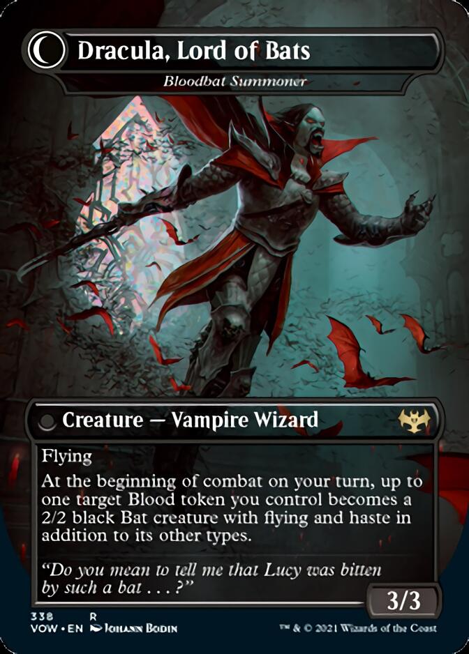 Voldaren Bloodcaster // Bloodbat Summoner - Dracula, Lord of Blood // Dracula, Lord of Bats [Innistrad: Crimson Vow] | Good Games Modbury