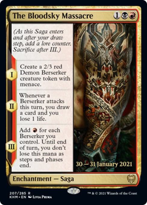 The Bloodsky Massacre 207s/1 (Prerelease Cards)  - Foil | Good Games Modbury