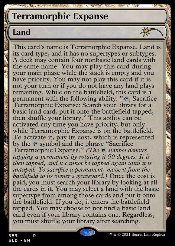 Terramorphic Expanse (Full Text) [Secret Lair Drop Promos] | Good Games Modbury