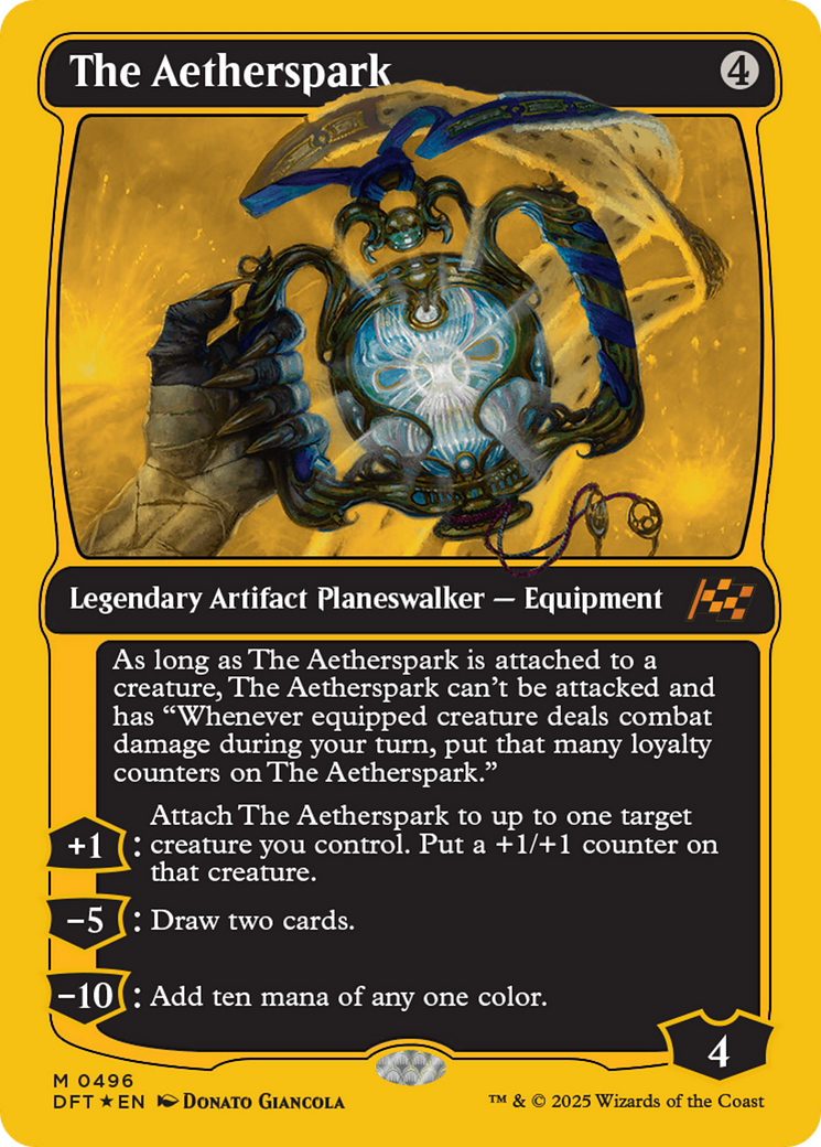 The Aetherspark (First-Place Foil) [Aetherdrift] | Good Games Modbury