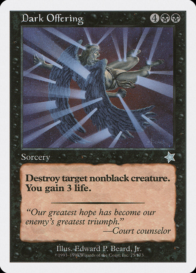 Dark Offering 75/173 (Starter 1999)  | Good Games Modbury