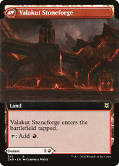 Valakut Awakening // Valakut Stoneforge (Extended Art) [Zendikar Rising] | Good Games Modbury