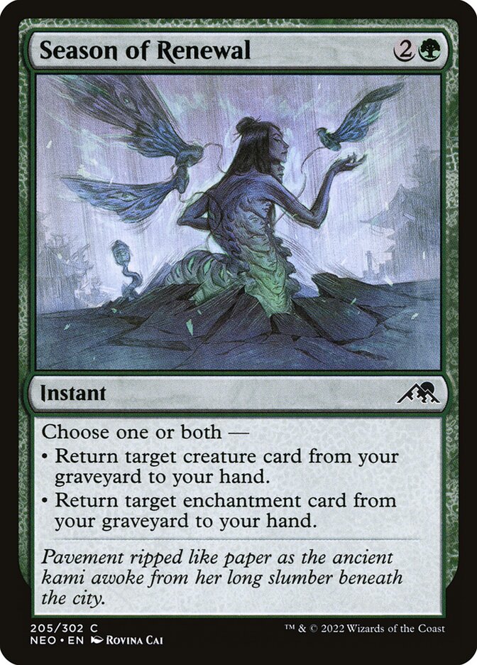 Season of Renewal 205/302 (Kamigawa: Neon Dynasty)  - Foil | Good Games Modbury
