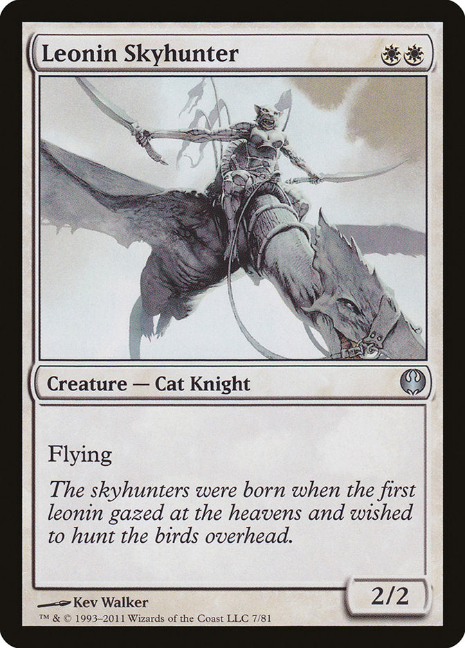 Leonin Skyhunter 7/81 (Duel Decks: Knights vs. Dragons)  | Good Games Modbury