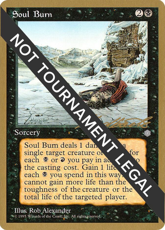 Soul Burn 1996 Leon Lindback ICE ll161/308 (World Championship Decks)  | Good Games Modbury