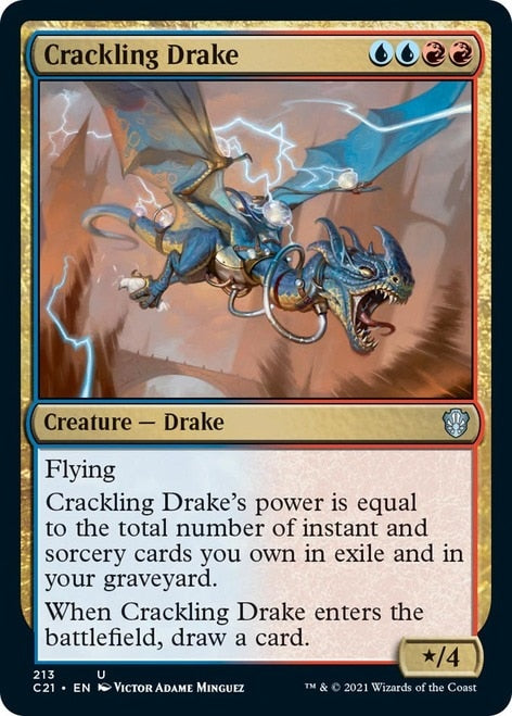 Crackling Drake [Commander 2021] | Good Games Modbury