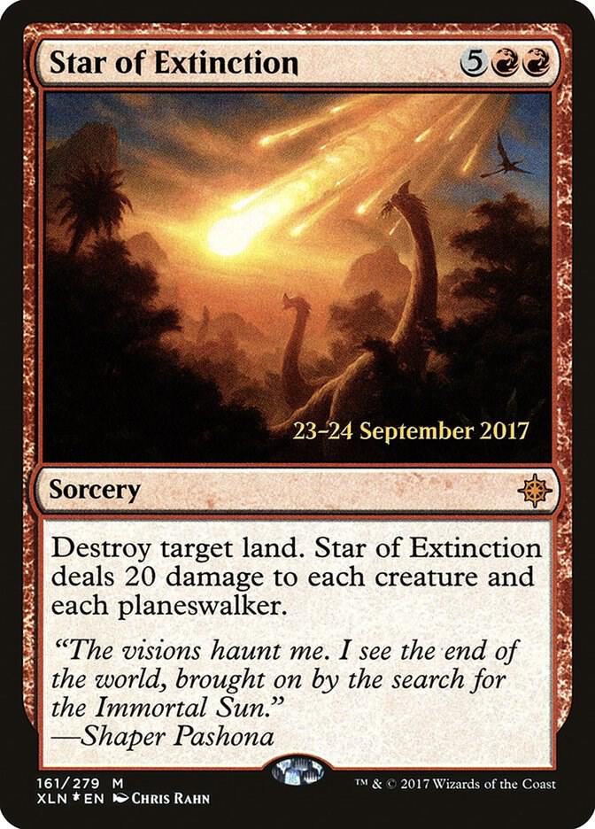 Star of Extinction 161s/120 (Prerelease Cards)  - Foil | Good Games Modbury