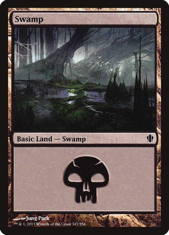 Swamp 347/356 (Commander 2013)  | Good Games Modbury