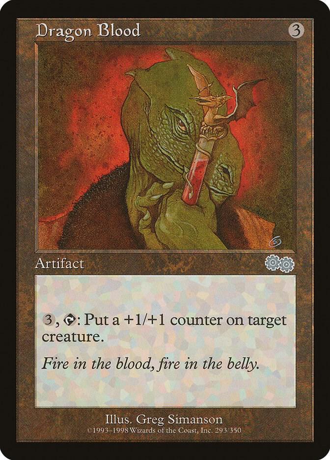 Dragon Blood 293/350 (Urza's Saga)  | Good Games Modbury