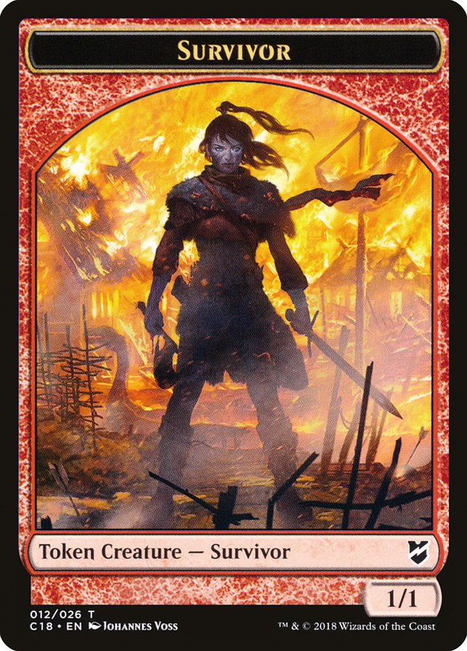 Survivor Token [Commander 2018 Tokens] | Good Games Modbury