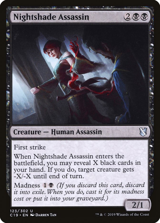 Nightshade Assassin [Commander 2019] | Good Games Modbury