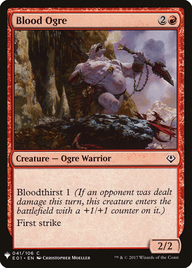 Blood Ogre [Mystery Booster] | Good Games Modbury