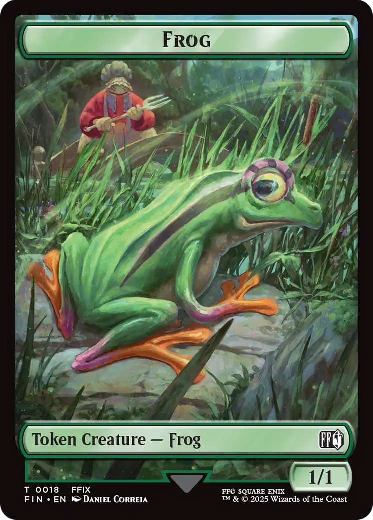 Hero (0008) // Frog Double-Sided Token [FINAL FANTASY Tokens] | Good Games Modbury
