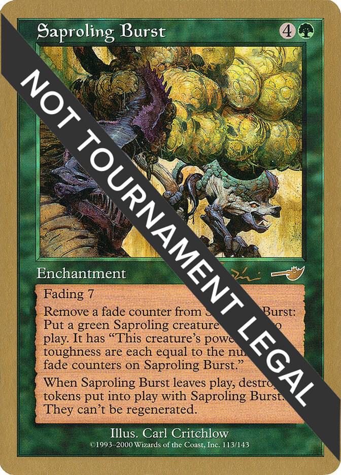 Saproling Burst 2001 Jan Tomcani NMS jt113/138 (World Championship Decks)  | Good Games Modbury