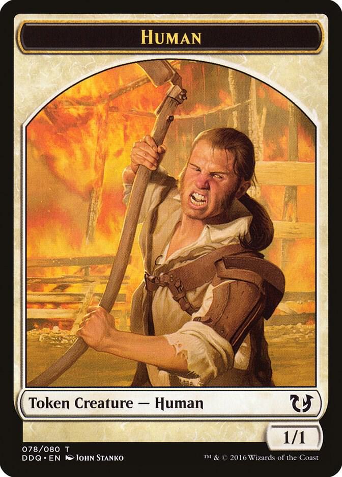 Human Token 78 (Duel Decks: Blessed vs. Cursed)  | Good Games Modbury