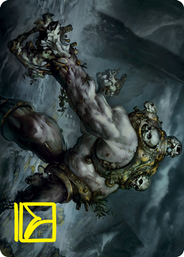 Skull Skaab Art Card (Gold-Stamped Signature) [Innistrad: Crimson Vow Art Series] | Good Games Modbury