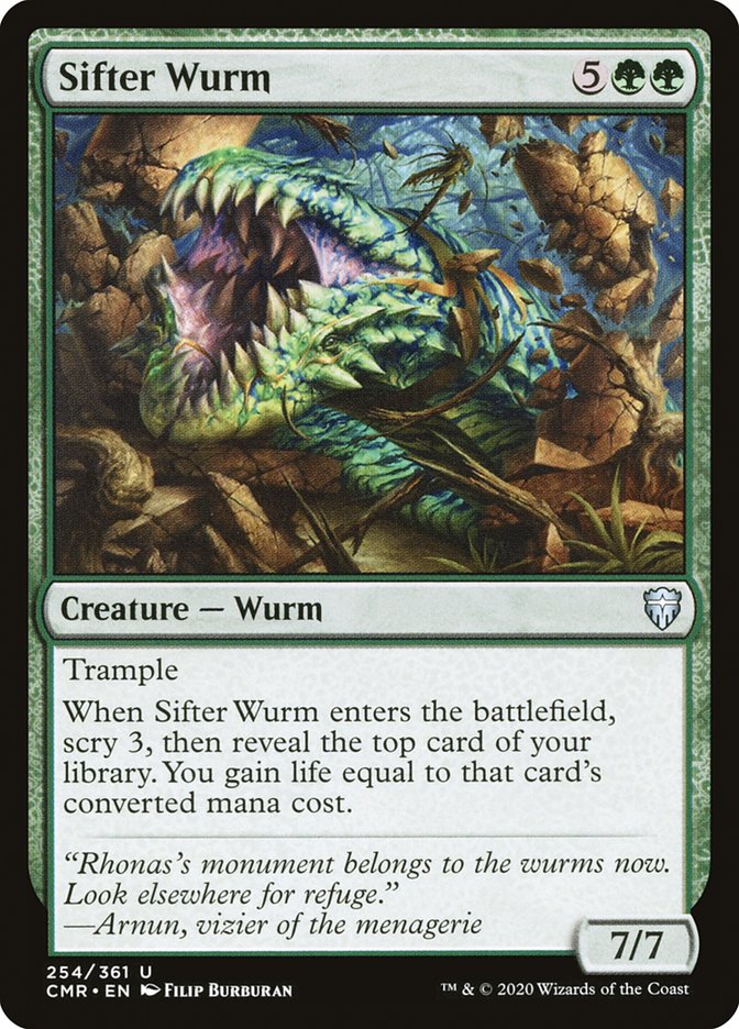 Sifter Wurm [Commander Legends] | Good Games Modbury