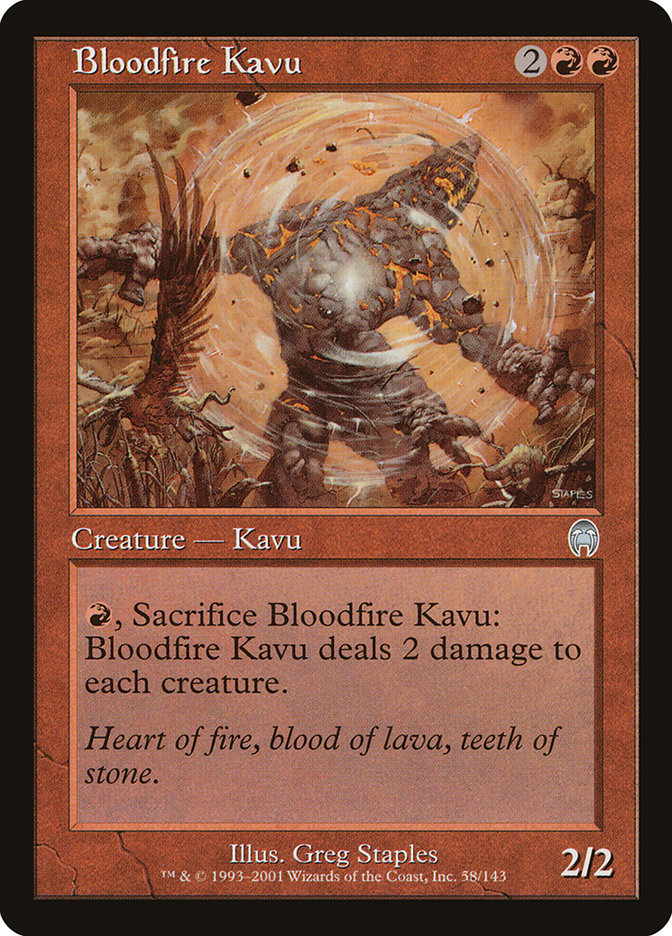 Bloodfire Kavu [Apocalypse] | Good Games Modbury
