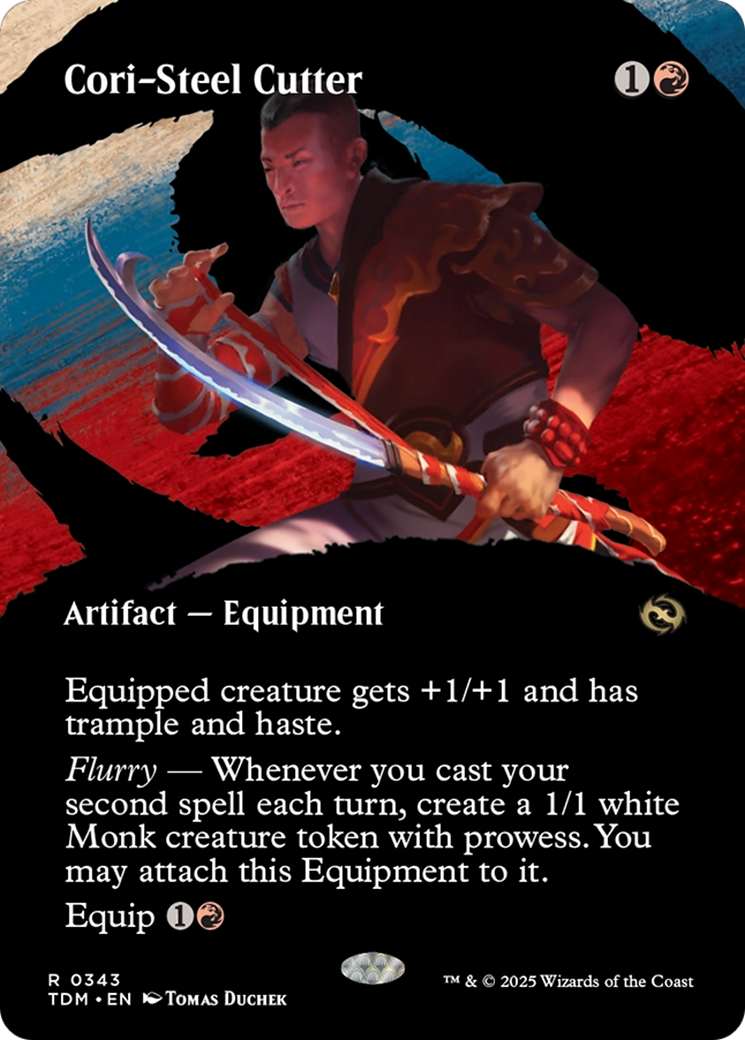 Cori-Steel Cutter (Borderless) [Tarkir: Dragonstorm] | Good Games Modbury