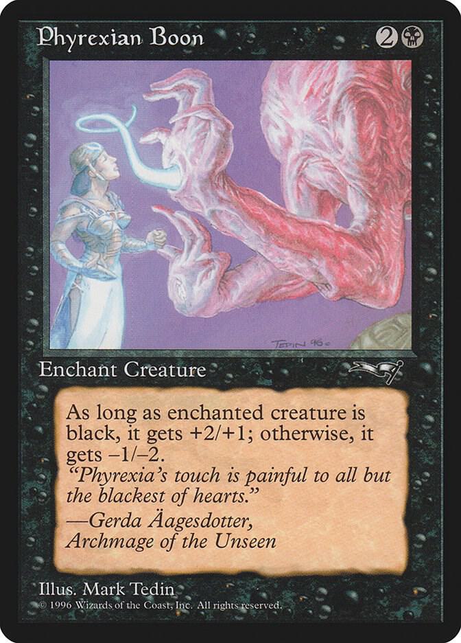 Phyrexian Boon 58a/199 (Alliances)  | Good Games Modbury
