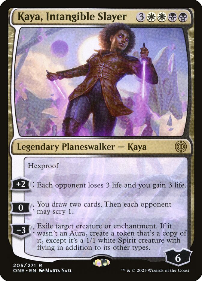 Kaya, Intangible Slayer 205/271 (Phyrexia: All Will Be One)  | Good Games Modbury