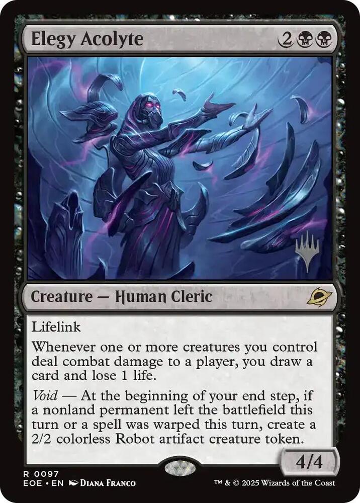 Elegy Acolyte 97 (Promo Pack: Edge of Eternities)  - Foil | Good Games Modbury