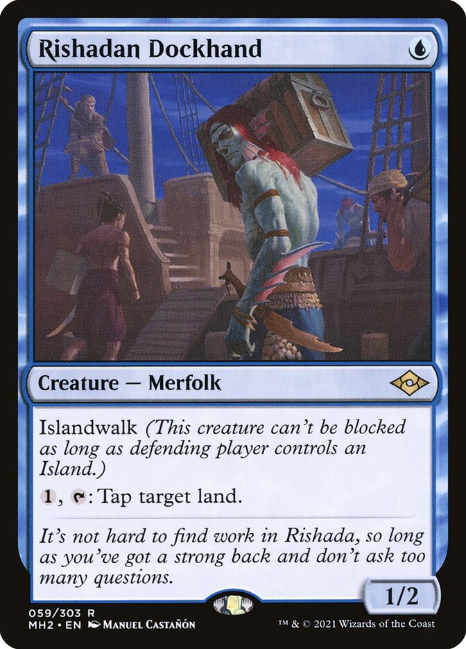 Rishadan Dockhand 59/303 (Modern Horizons 2)  - Foil | Good Games Modbury