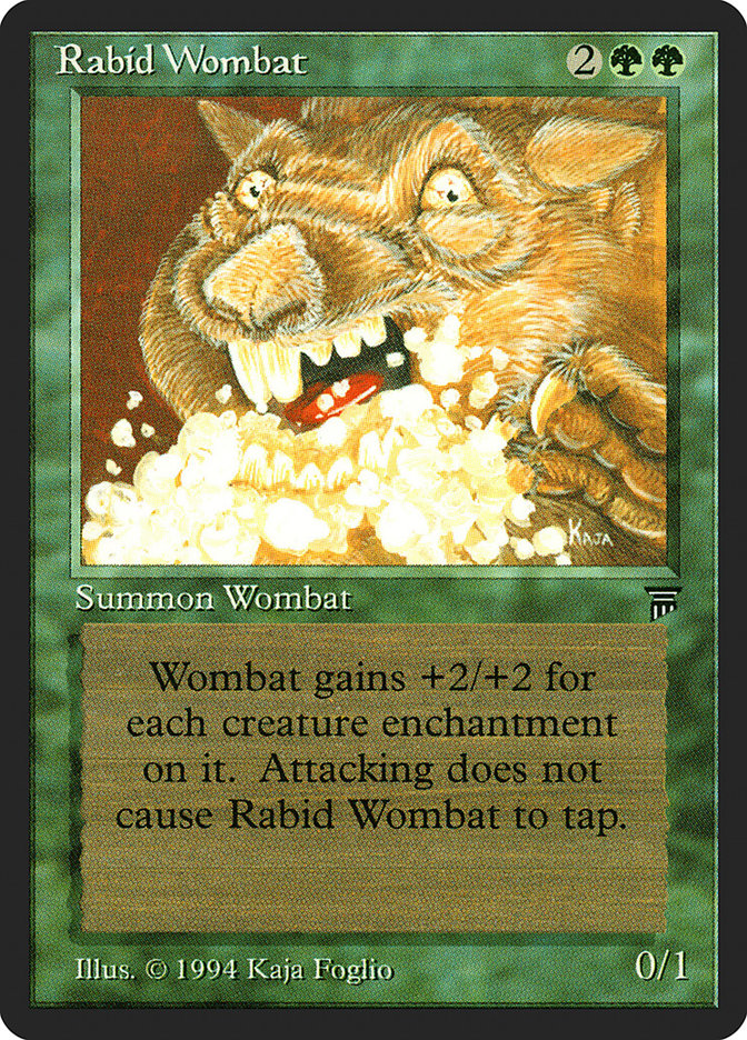 Rabid Wombat [Legends] | Good Games Modbury