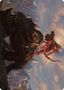 Merias Outrider Art Card 37 (Art Series: Dominaria United)  | Good Games Modbury