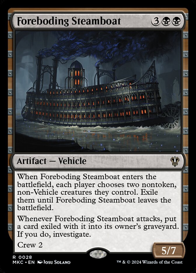 Foreboding Steamboat 28/311 (Commander: Murders at Karlov Manor)  | Good Games Modbury