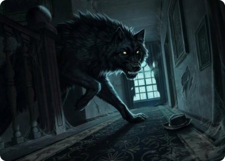 Primal Adversary Art Card [Innistrad: Midnight Hunt Art Series] | Good Games Modbury
