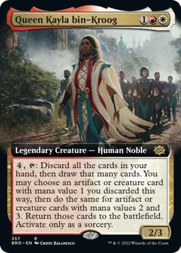 Queen Kayla bin Kroog Extended Art 357 (The Brothers' War)  | Good Games Modbury