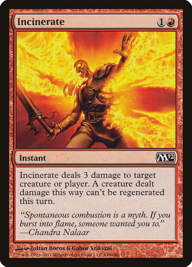 Incinerate [Magic 2012] | Good Games Modbury