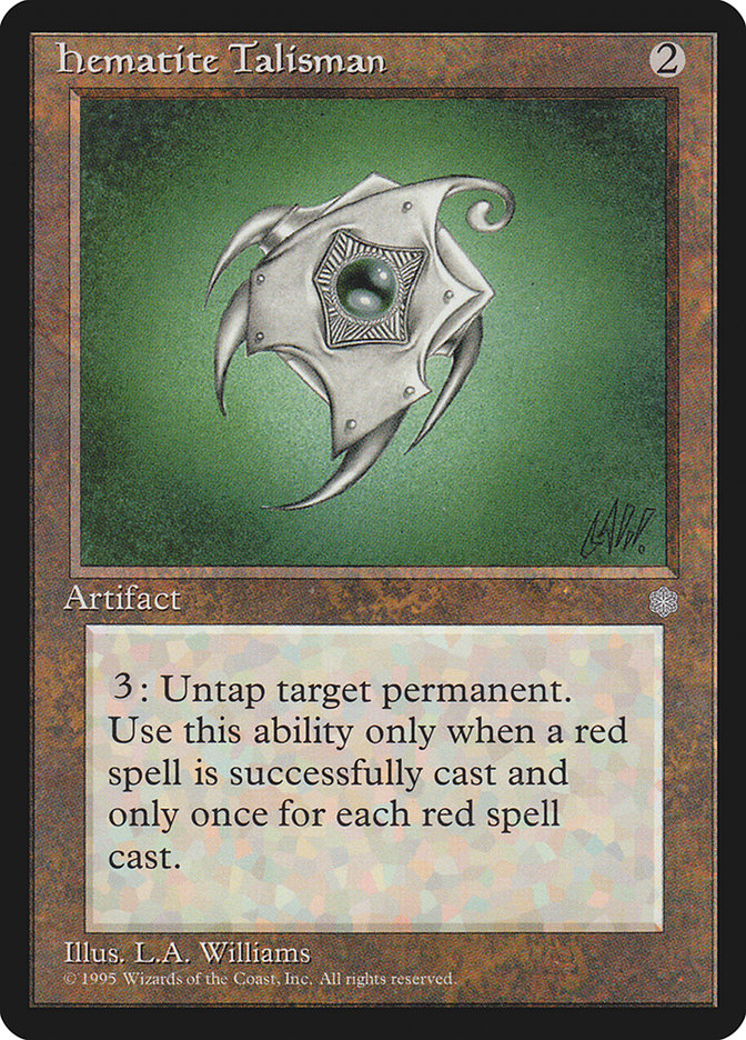 Hematite Talisman 320/383 (Ice Age)  | Good Games Modbury