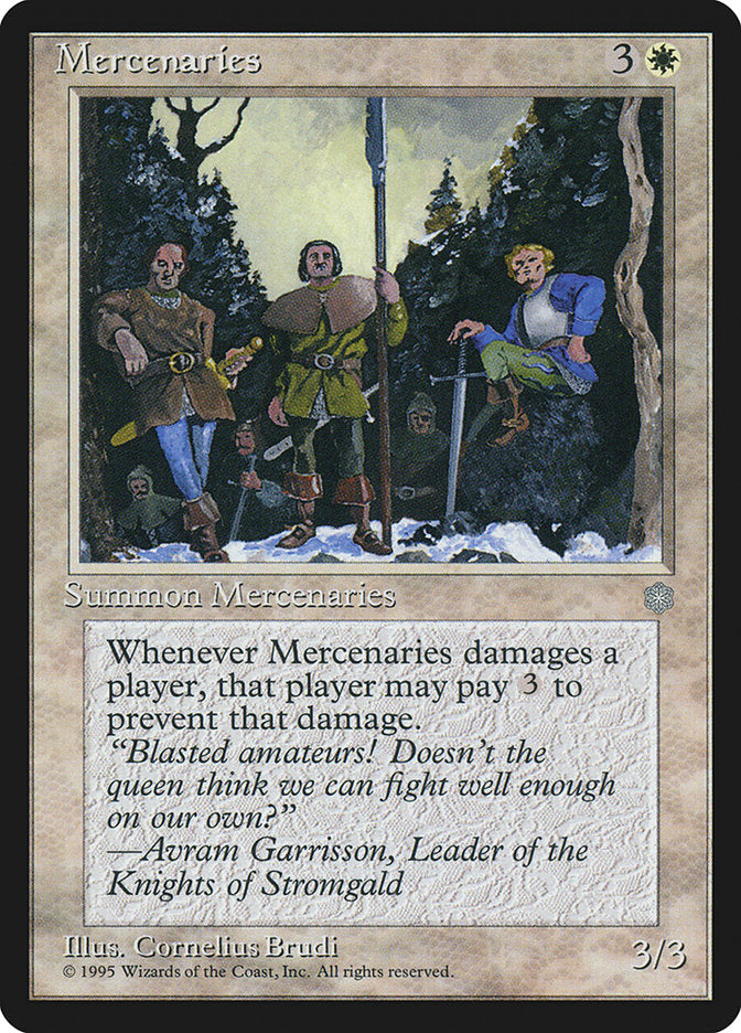 Mercenaries 44/383 (Ice Age)  | Good Games Modbury